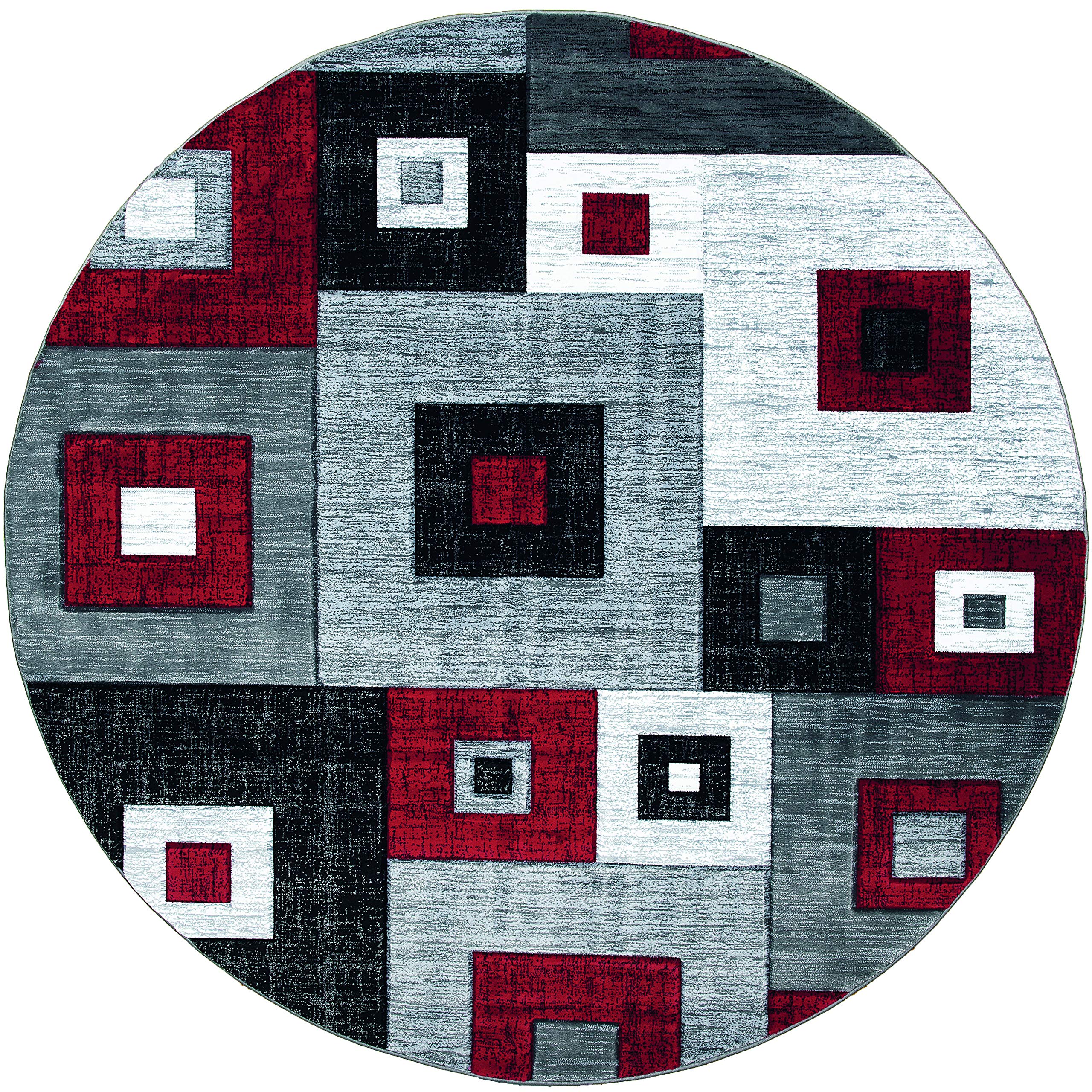 United Weavers of America Bristol Cicero Red Round Area Rug 7'10