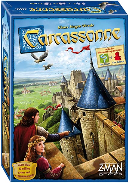 Carcassonne Board Game - Classic Strategy Tile-Based Game for Family & Friends - Perfect for Game Nights & Indoor Activities