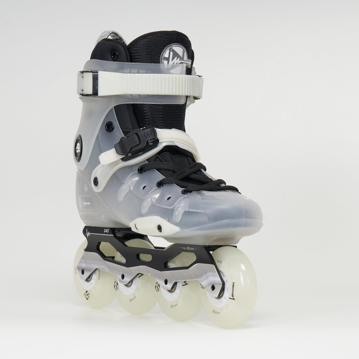 Luminous Ray Inline Skates for Men & Women - Clear Wheels LED Light Up Roller Skates for Outdoor & Indoor Skating, Fitness, Rink & Night Rides