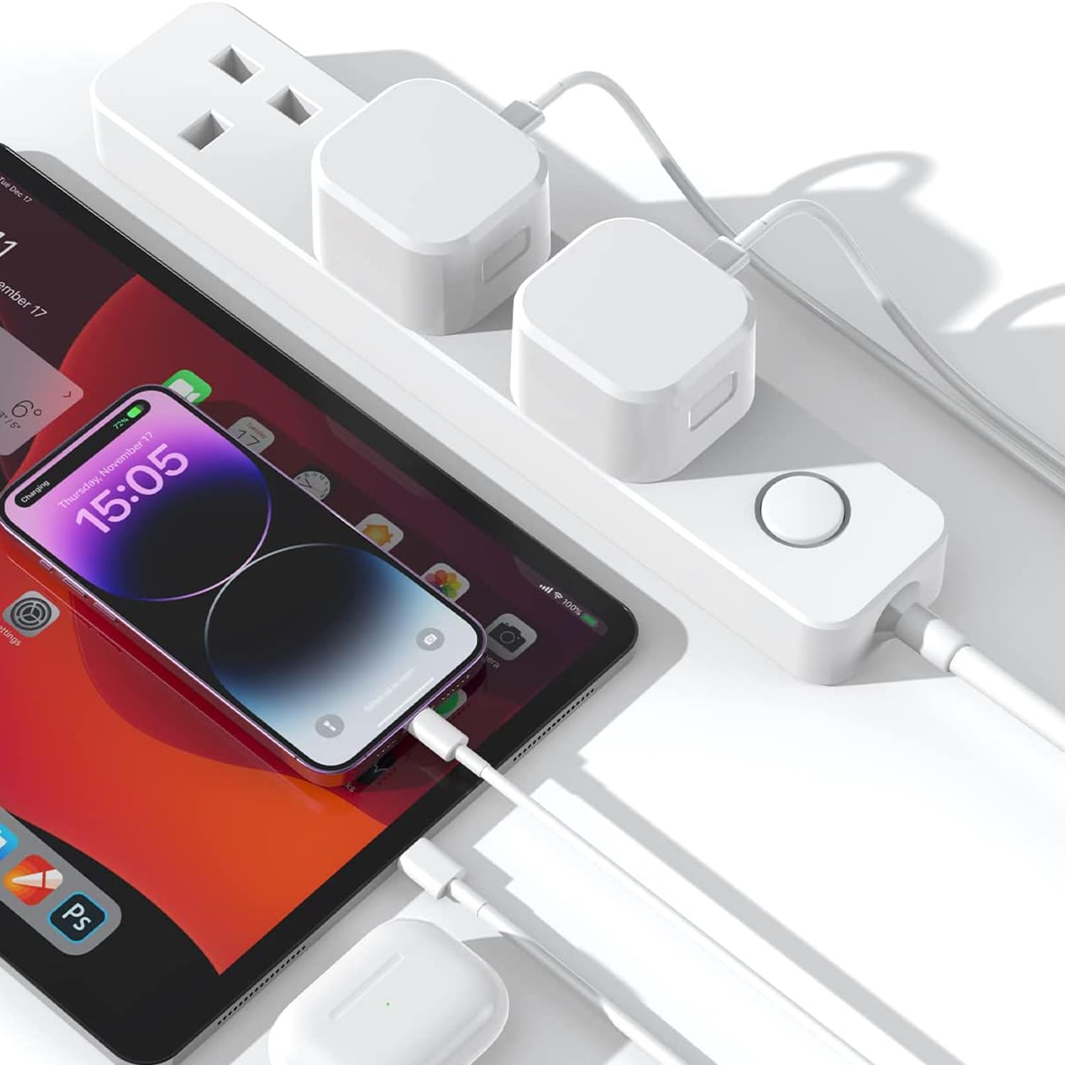 25W USB-C Fast Charger for Google Pixel 9/9 Pro/9 Pro XL/8/8 Pro/7/7 Pro & iPhone 16/15/14 - Includes Type-C Cable - Perfect for Home, Office & Travel Charging