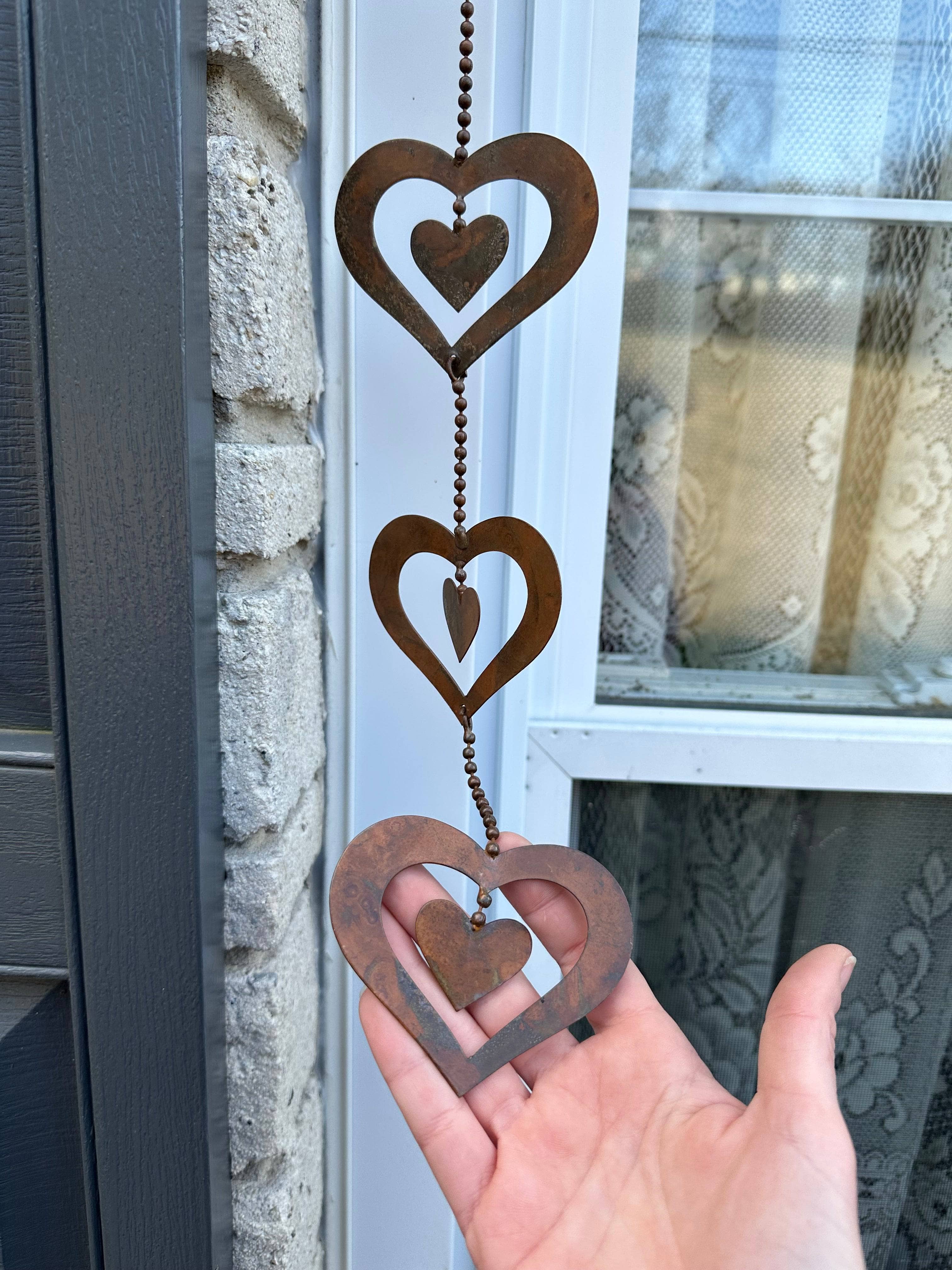 Beautiful Hanging Hearts Ornaments for Christmas Tree Decorations - Perfect for Holiday Home Decor, Wedding, Party & Gift Giving
