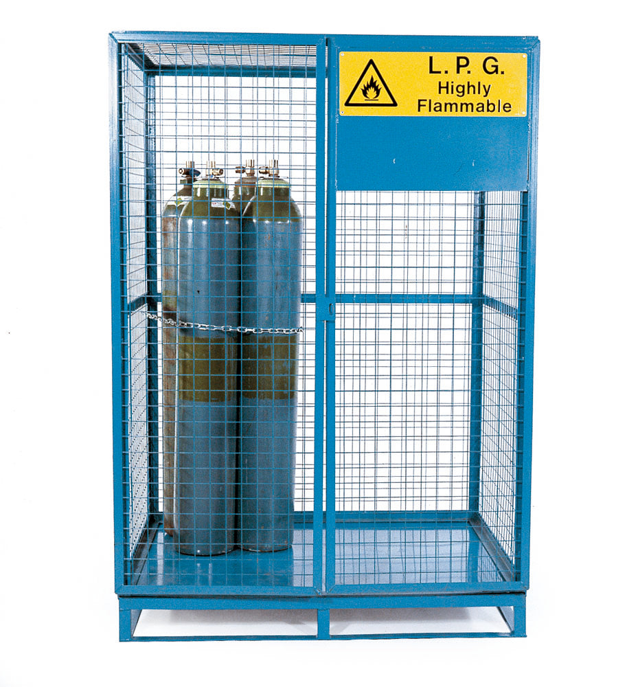Grenadier® Heavy Duty Cylinder Storage Lock Up Cages - Secure Gas & Propane Tank Storage for Garage, Warehouse & Industrial Use