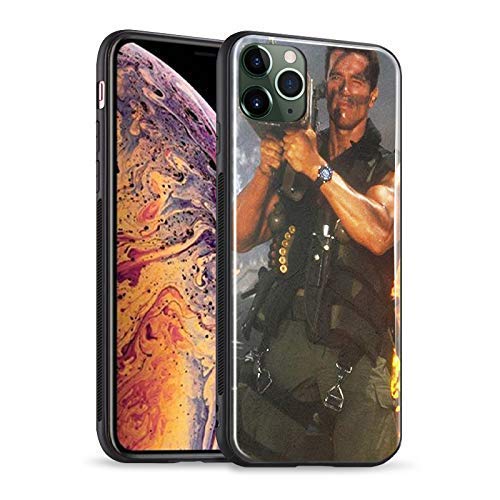 Premium Arnold Schwarzenegger Glossy Smooth Tempered Glass Phone Case for iPhone 11 Pro/11 Pro Max - Shatterproof Protection with Stylish Design - Perfect for Gym, Travel & Everyday Use