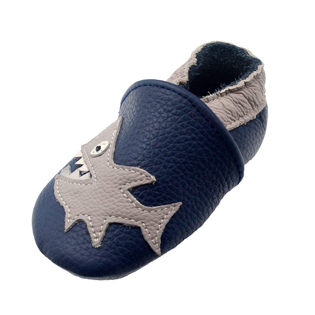 iEvolve Baby Soft Sole First Walker Shoes for Girls & Boys - Non-Slip Crib Moccasins for Newborn to Toddler - Perfect for Indoor Play, First Steps & Special Occasions