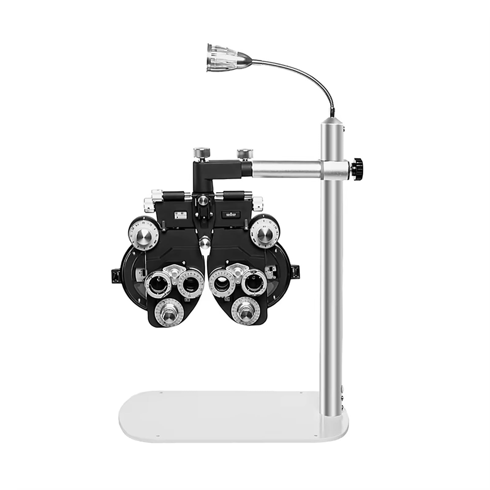 Professional Phoropter Stand for Eye Exams - Adjustable Ophthalmic Arm Bracket with Light for Optometry Clinics & Vision Testing Stations - Perfect for Optometrists, Eye Doctors & Medical Offices