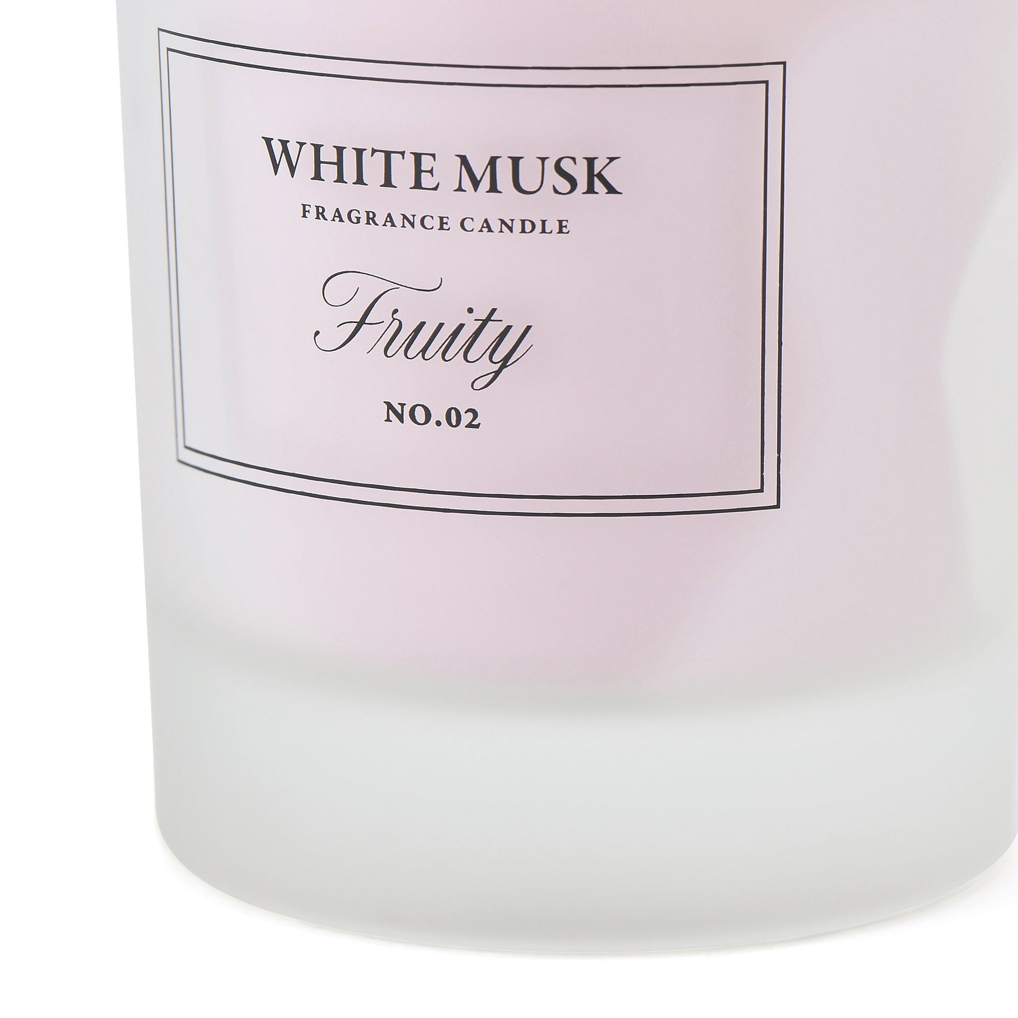 Classic White Musk & Fruity Scented Candle with Floral Notes - Perfect for Home Decor, Relaxation & Romantic Ambiance