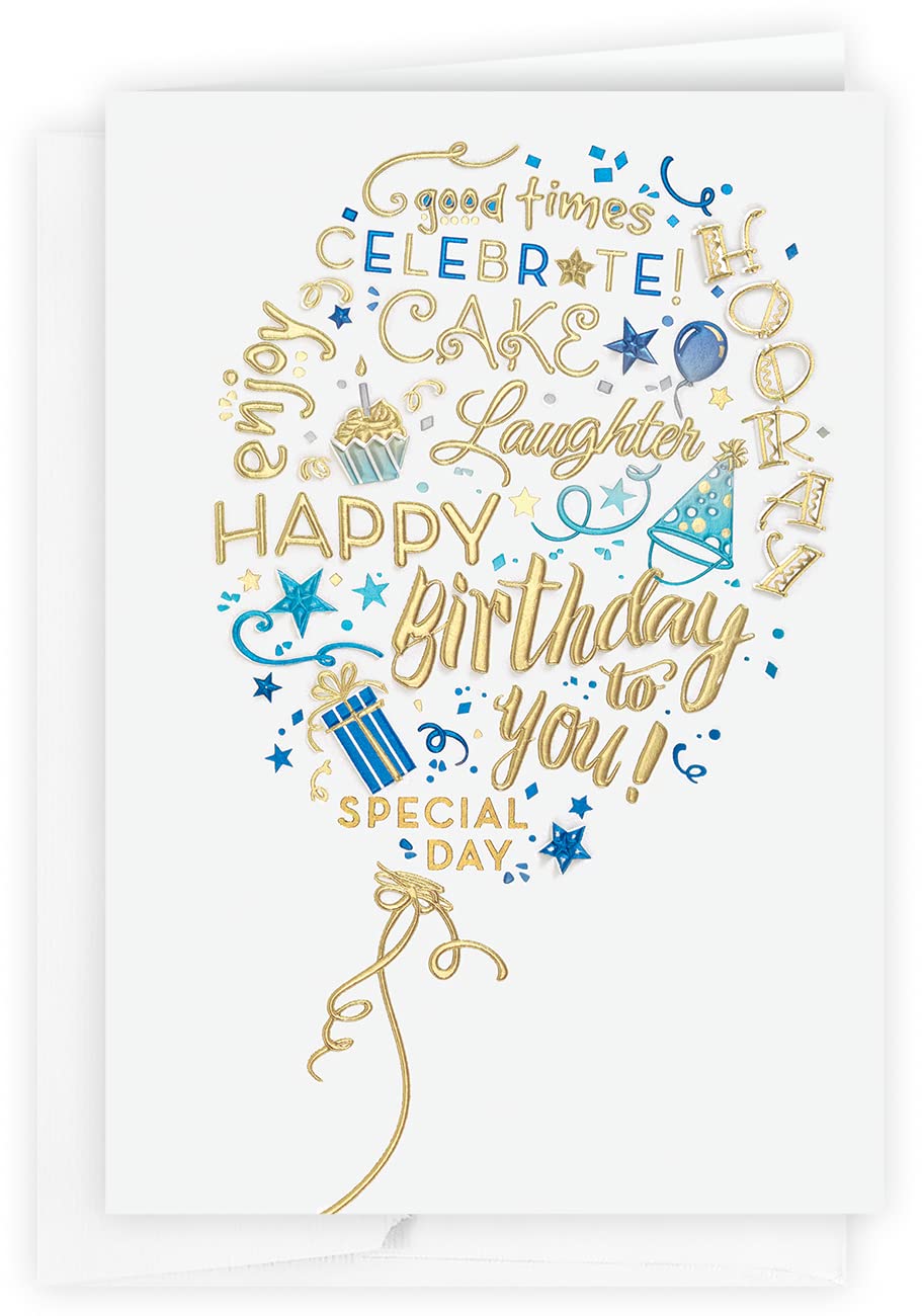 1 Count Pearl Birthday Card with Envelope - Perfect for Celebrations & Gifts