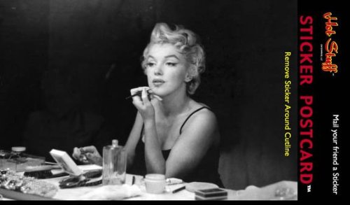 Hot Stuff Enterprise SP1992-4x6 Marilyn Mirror Sticker - Vintage Style Decorative Wall Decal for Home, Office & Dorm Decor - Perfect for Bedrooms, Bathrooms & Vanity Areas