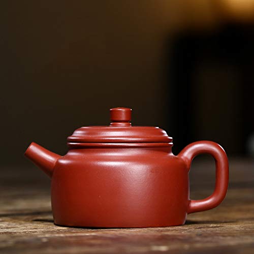 Premium 8 Oz Yixing Zisha Clay Teapot - Handcrafted Chinese Kung Fu Tea Maker with Built-in Filter | Perfect for Gongfu Tea Ceremony, Home Brewing & Gift Giving