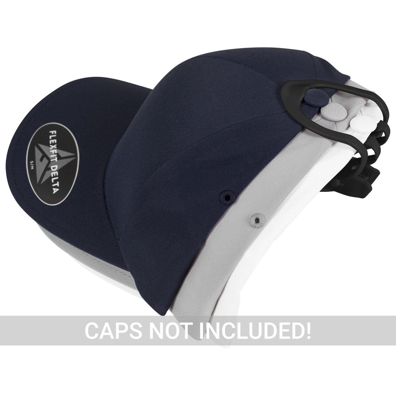 18-Slot Cap Rack Organizer - Baseball Hat Storage & Display for Closet, Bedroom, or Office - Perfect for Caps, Hats & Accessories
