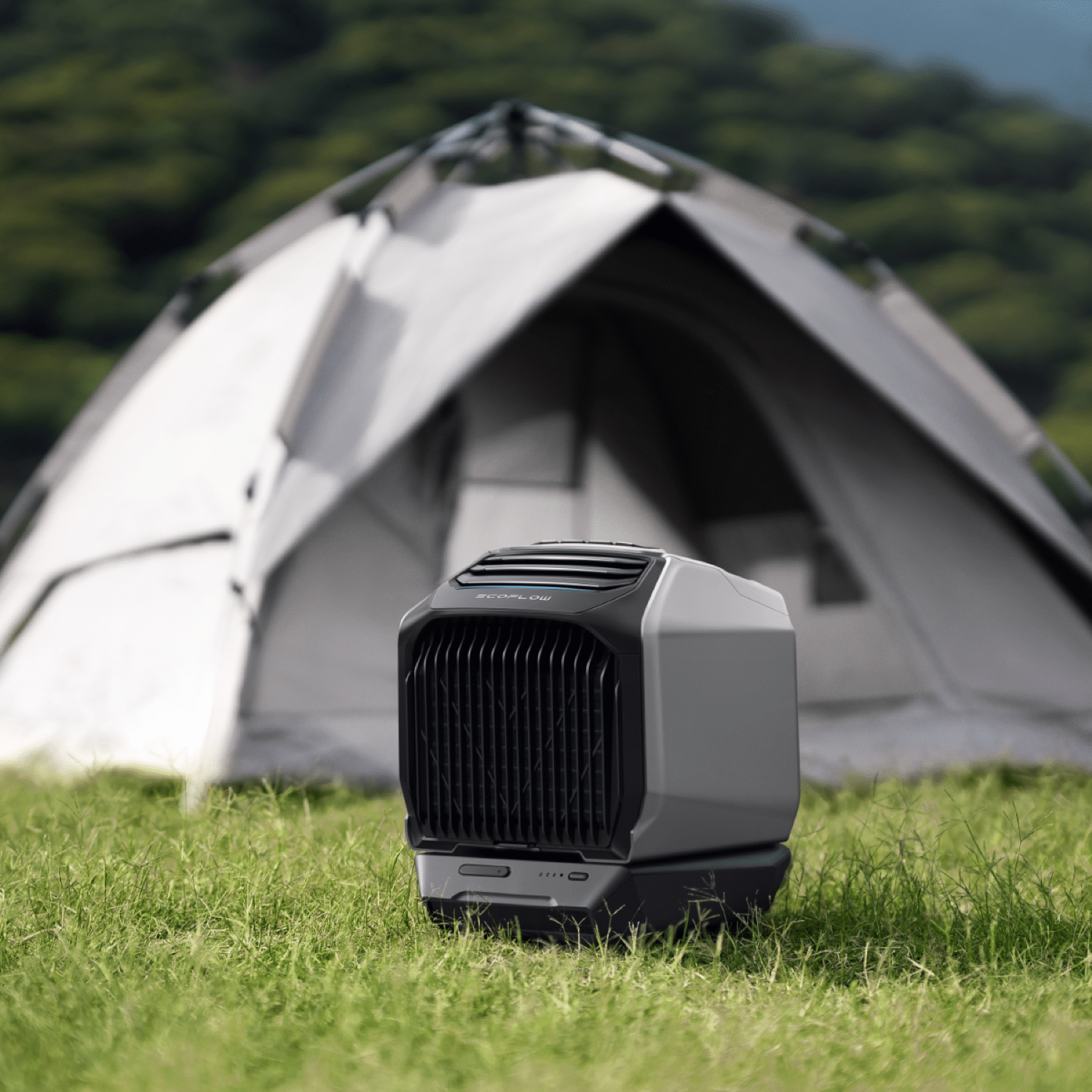 EcoFlow WAVE 2 Portable Air Conditioner with Add-on Battery & 220W Solar Panel - Perfect for Camping, RV Trips, and Off-Grid Living