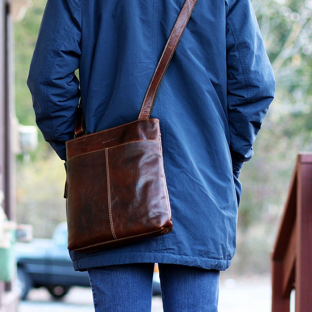Voyager Small Zippered Crossbody Bag #7880 - Stylish & Secure Hands-Free Purse for Women, Travel, Shopping & Everyday Use