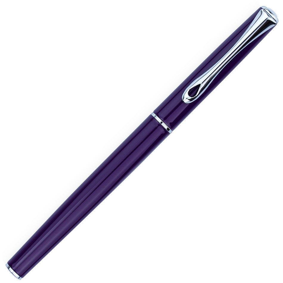 Diplomat Traveller Fountain Pen - Deep Purple Luxury Writing Instrument for Professionals & Students - Perfect for Office, School & Gift Giving