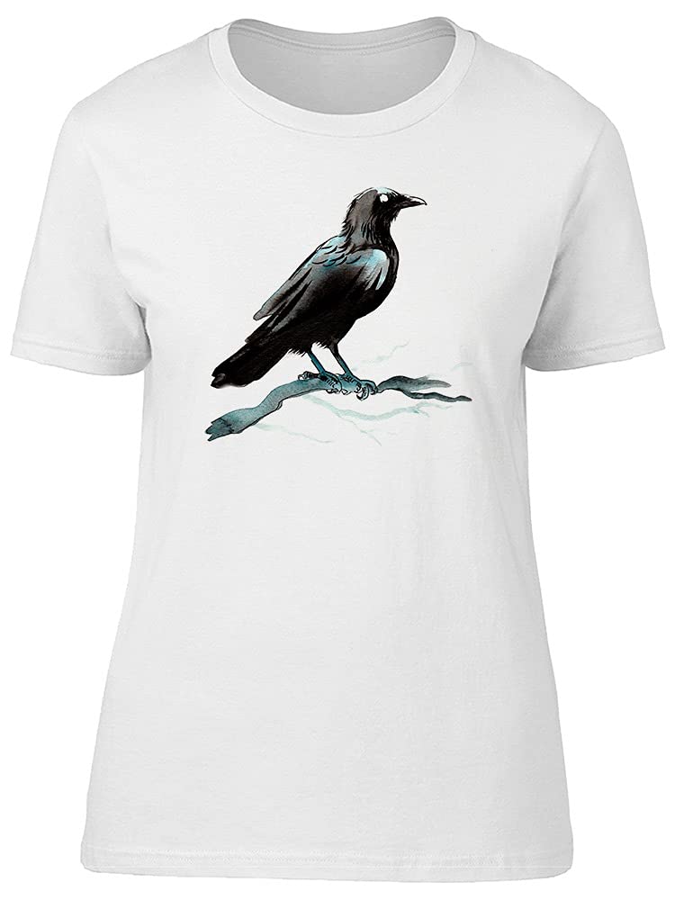 Smartprints Gothic Raven Graphic T-Shirt for Men - Dark Aesthetic Casual Wear for Goth, Punk & Alternative Fashion Lovers