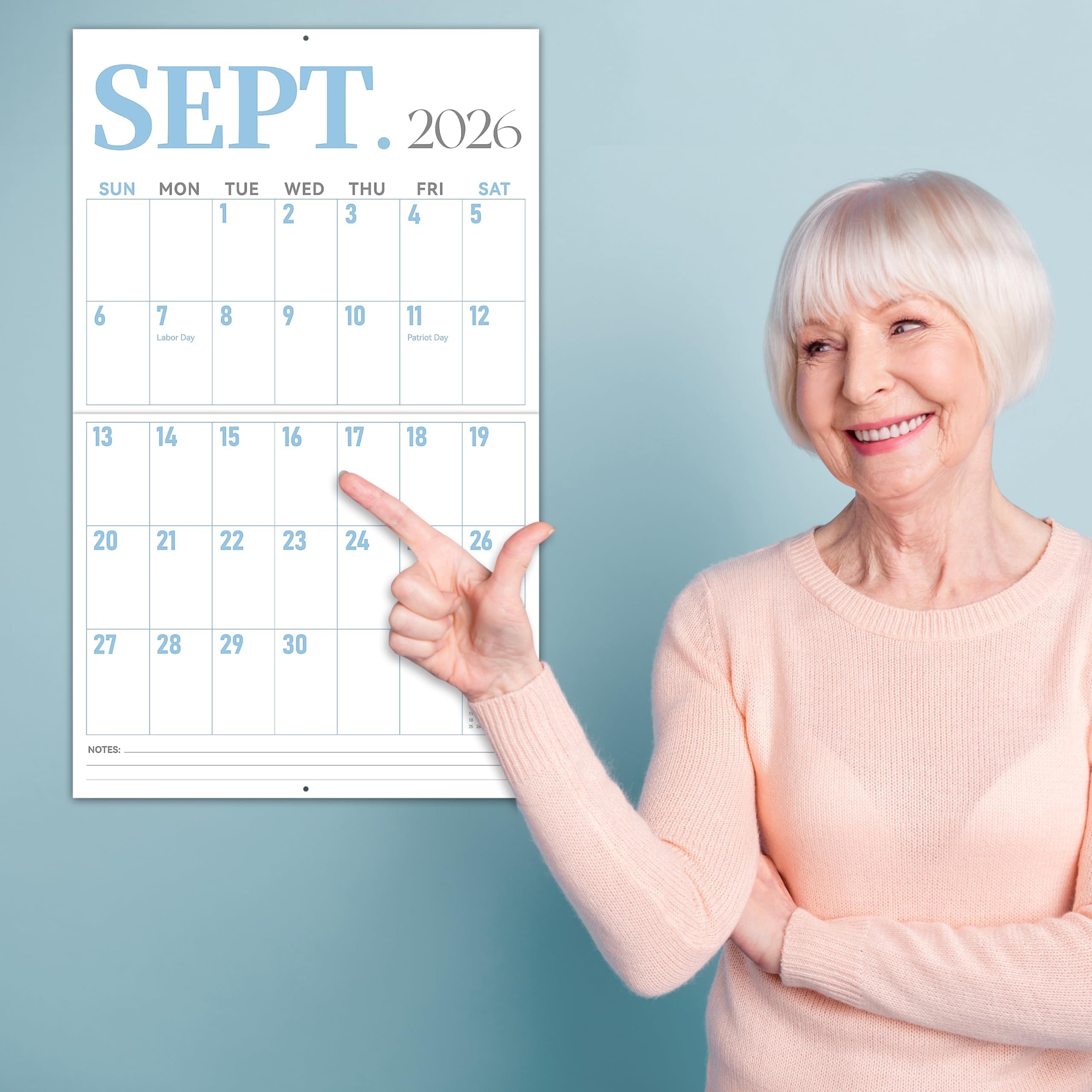 GuassLee 2025-2026 Large Wall Calendar 23