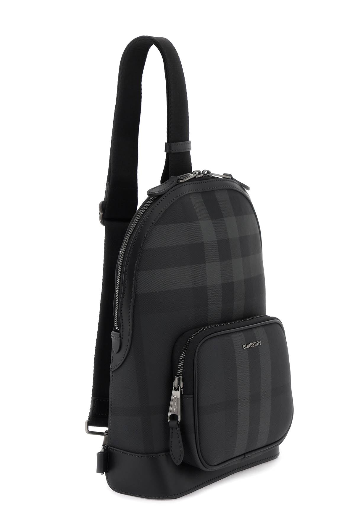 Burberry One Shoulder Backpack - Classic Check Pattern for Women | Stylish Crossbody Bag for Travel, Work & Everyday Use