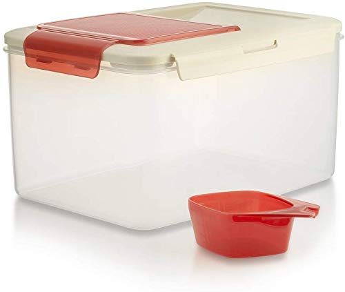 Komax Biokips Extra Large 20lb Airtight Food Storage Containers with Lids & Scooper - BPA Free Kitchen Storage Bins for Dry Food, Pet Food, Flour, Rice & Cereal - Perfect for Pantry Organization & Bulk Food Storage (13