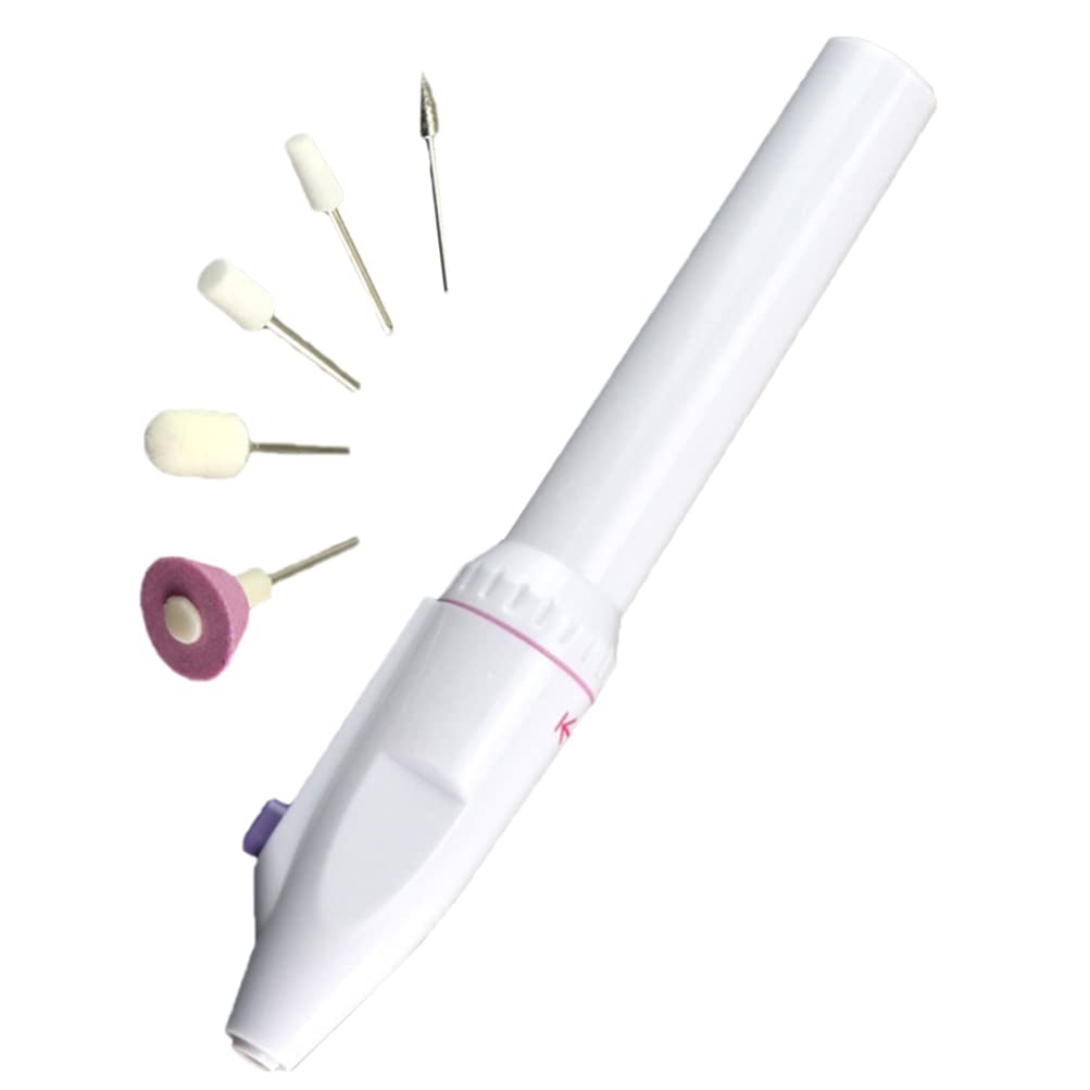EXCLUZO Cordless Electric Nail Drill Machine - Professional Manicure & Pedicure Kit with Nail File & Polisher for Salon & Home Use (Battery Not Included) - Perfect for Nail Art, Acrylics & Gel Polish Removal