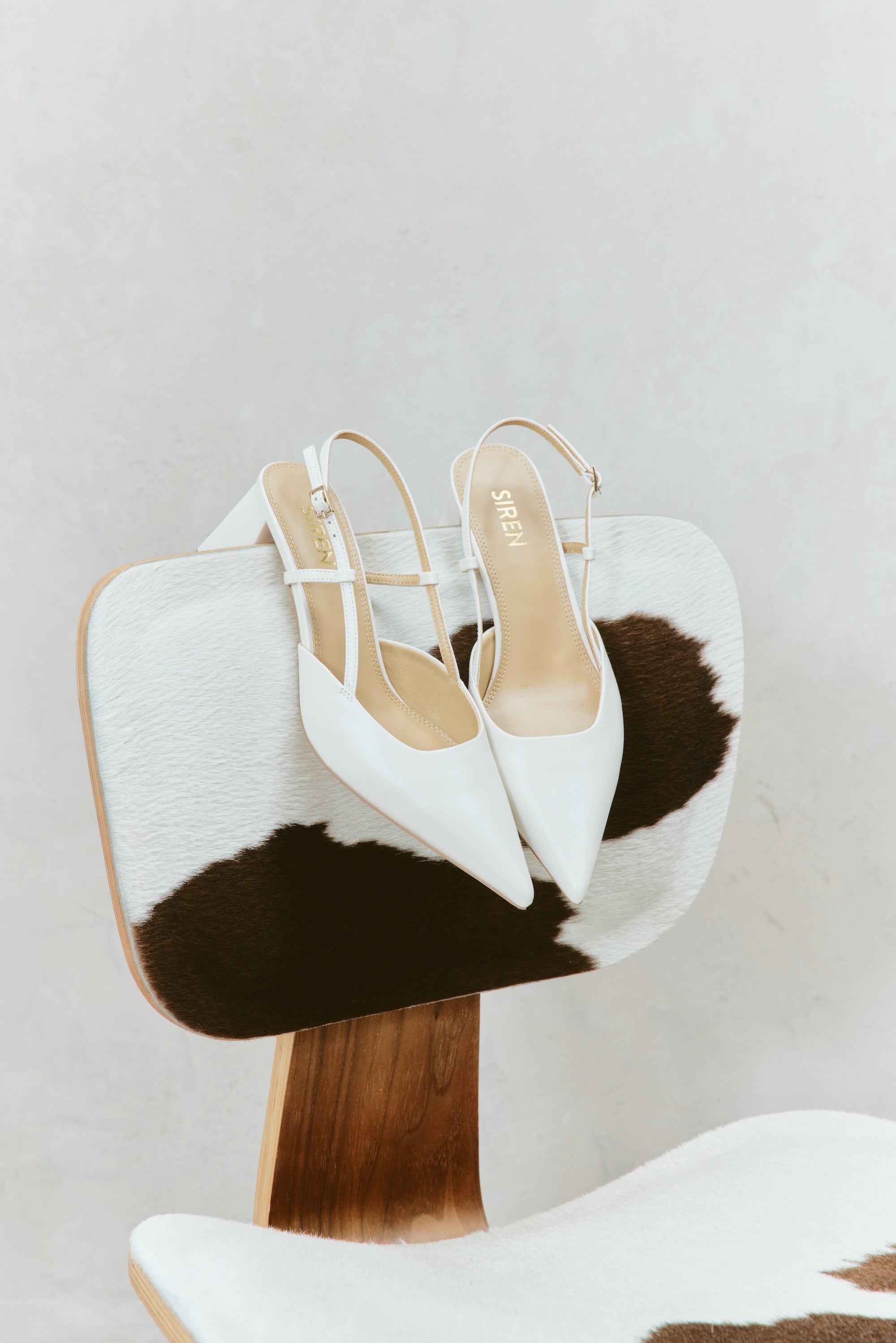 Yasmine Slingback Heels - Women's Comfortable Leather Pumps with Ankle Strap | Perfect for Office, Wedding & Evening Events