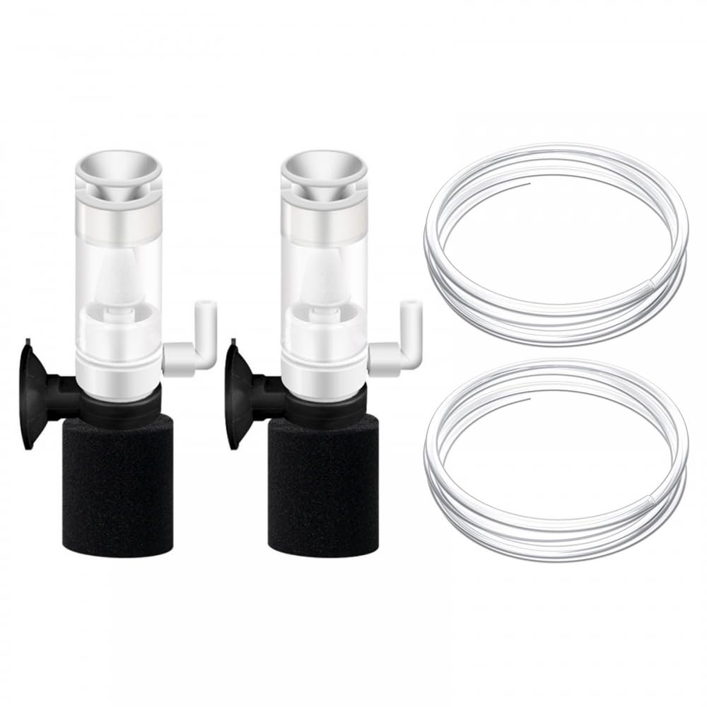 Mini Aquarium Sponge Filter with Air Pump - 0.5-10 Gallon Fish Tank Filtration & Oxygenation for Small Tanks