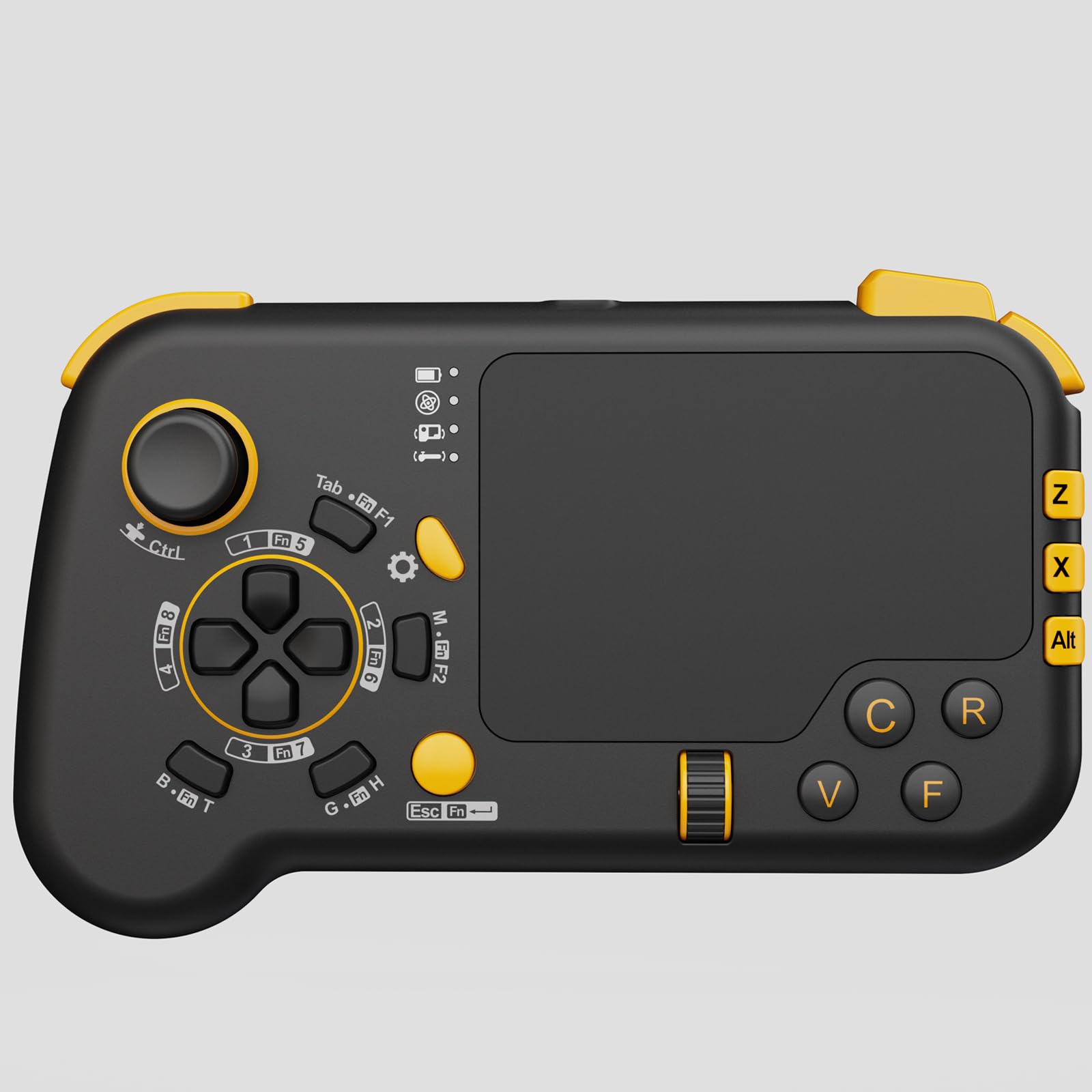 DarkWalker ShotPad Wireless Gyro TouchPad Game Controller - Compatible with PC, Steam Deck, PS4, PS5, Xbox One & Series X/S | Ergonomic Design for FPS, RPG & Racing Games | Perfect for Gaming Enthusiasts & Pro Players