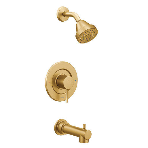 Moen T2193EPBG Brushed Gold Posi-Temp Eco Performance Shower Trim - Water-Saving Bathroom Faucet for Modern Homes & Eco-Friendly Showers