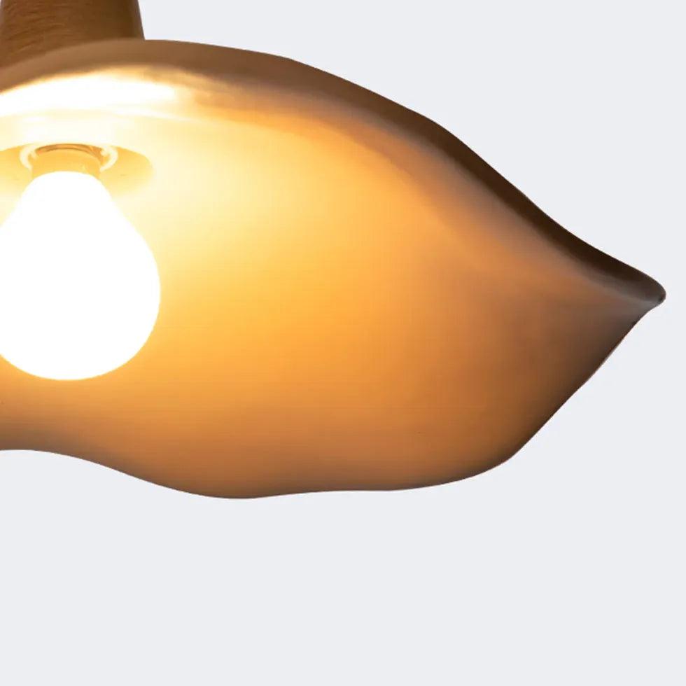 Modern Resin Pendant Light - Unique Lampshade Design for Bedroom, Living Room & Dining Room | Elegant Ceiling Lighting Fixture for Home Decor