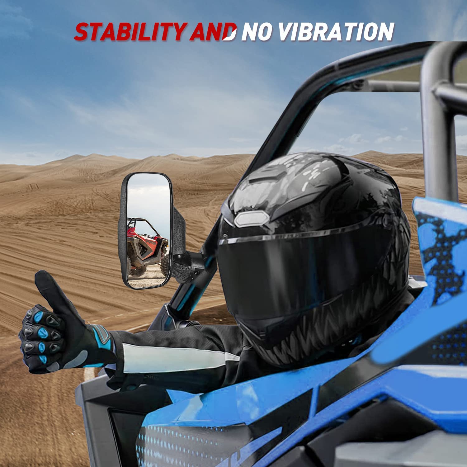 Frokom Universal UTV Side Mirrors for 1.6