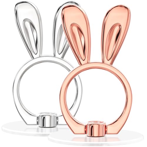 1 Silver + 1 Rose Gold Rabbit