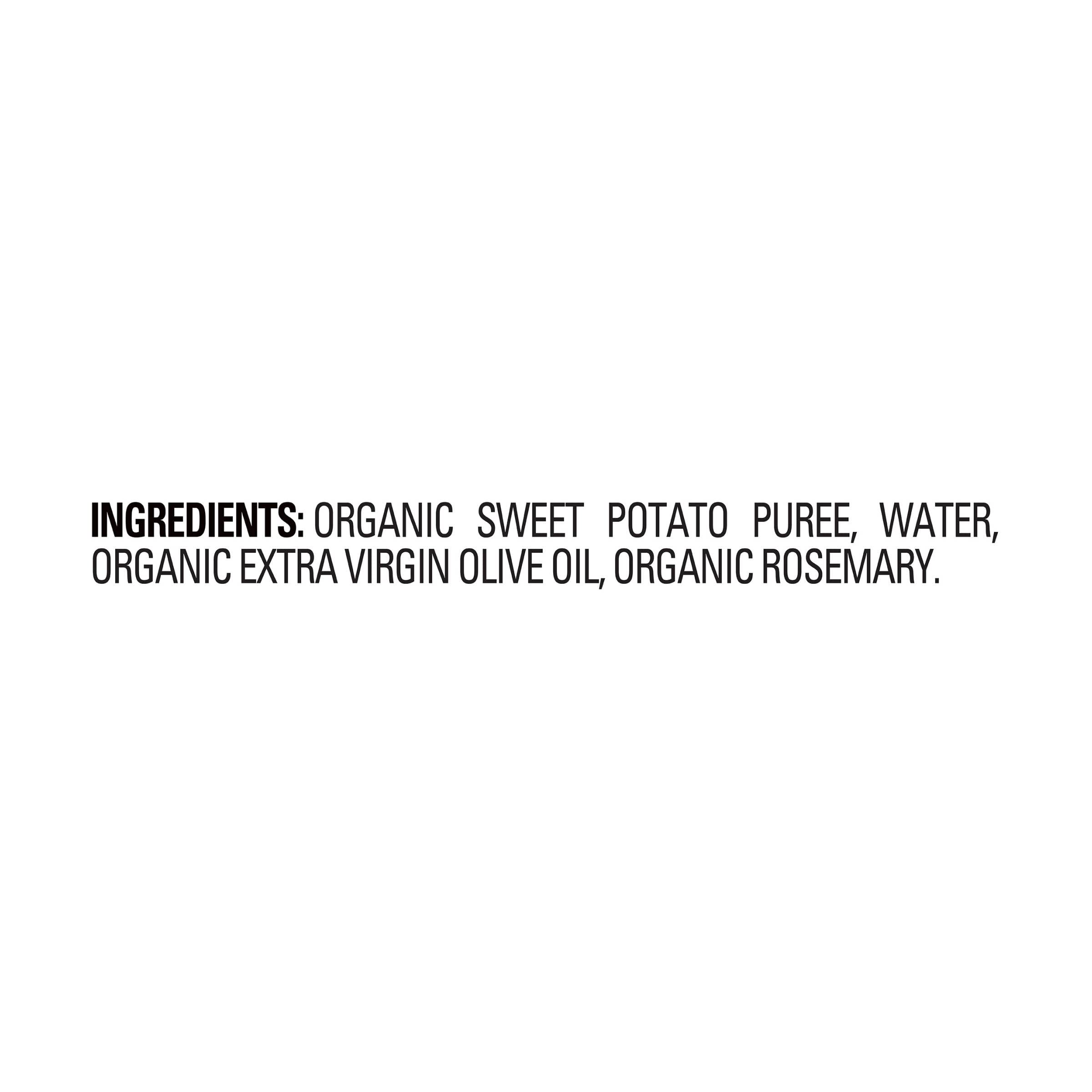 Organic Sweet Potatoes Baby Food with Olive Oil & Rosemary - Happy Baby 4oz Pouch | Healthy & Nutritious First Foods for Infants | Ideal for On-the-Go Feeding & Travel