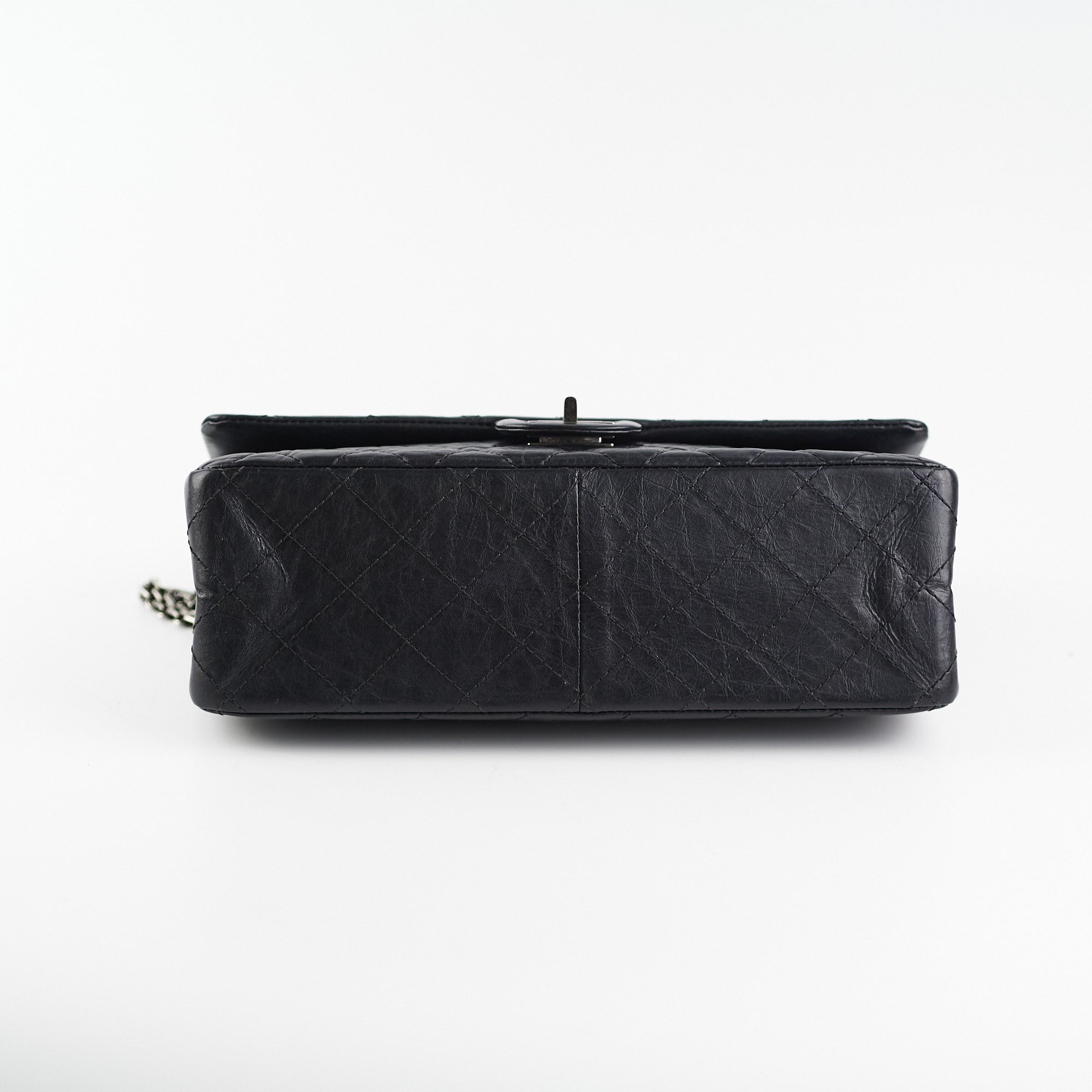 Chanel Reissue 226 Black Leather Flap Bag - Luxury Designer Handbag for Women | Perfect for Evening Events, Work & Special Occasions