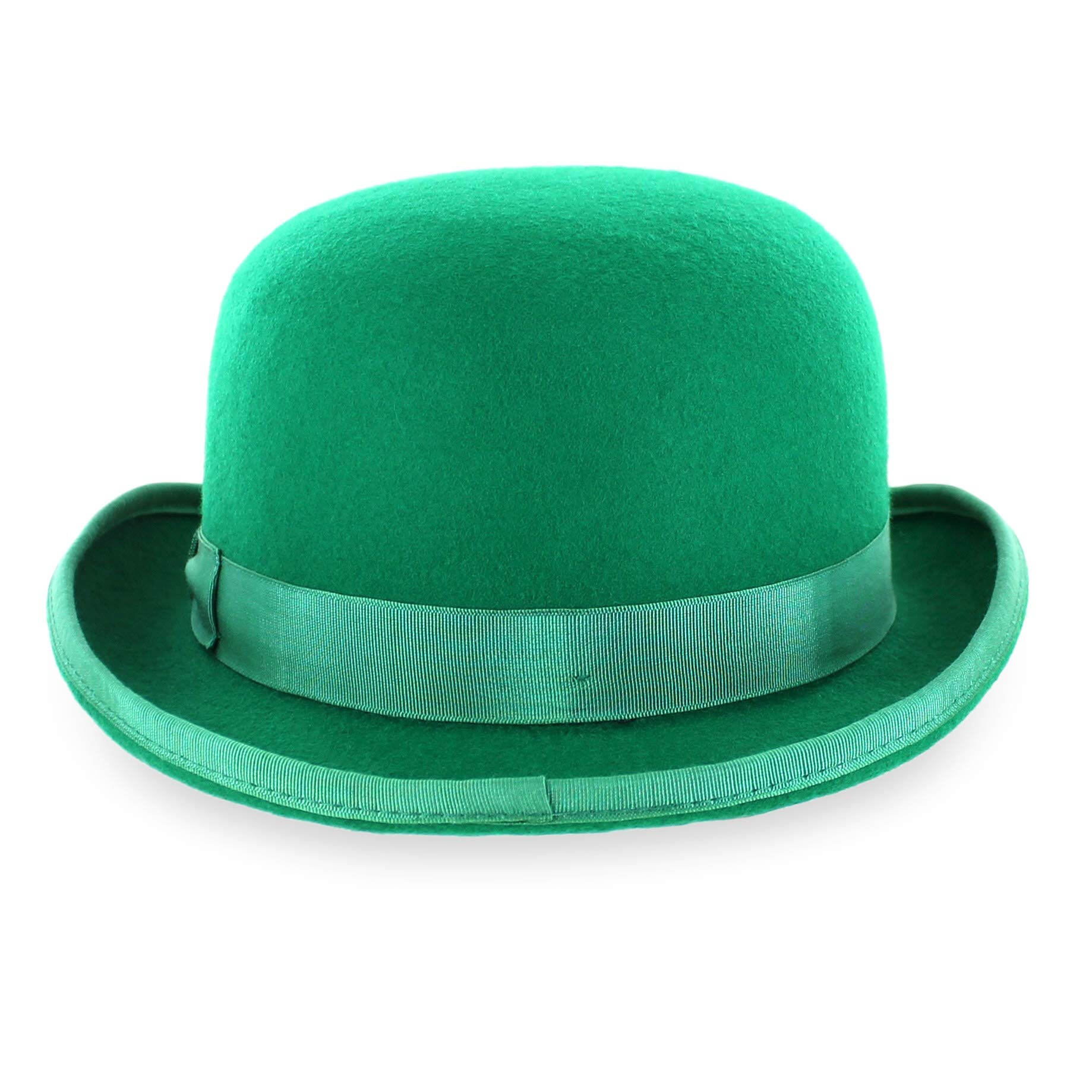 Irish Green Derby Hat with Feather - Stylish for Parties & Events