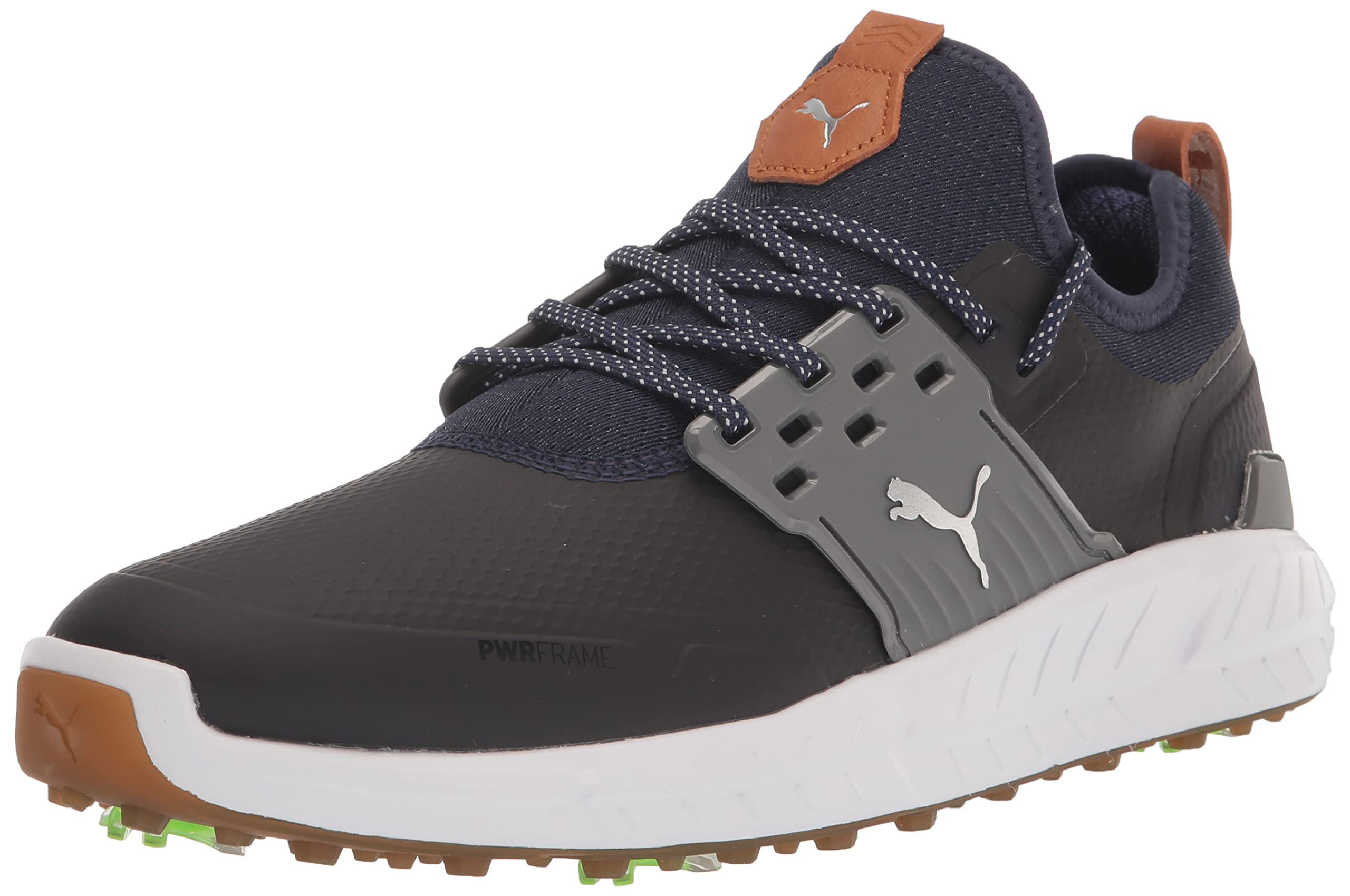 PUMA Men's Ignite Articulate Golf Shoes - Lightweight & Waterproof Spiked Golf Shoes for Men - Perfect for Golfing, Walking & Outdoor Sports