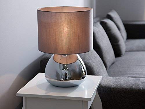 Nordic Minimalist Table Lamp - Silver Grey for Bedroom & Bar Decor