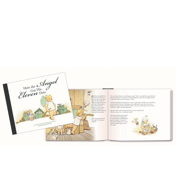 Wendt & Kuhn Book 'How the Angel Got His Eleven Dots' - German Christmas Ornament Storybook for Holiday Decor & Gift Giving