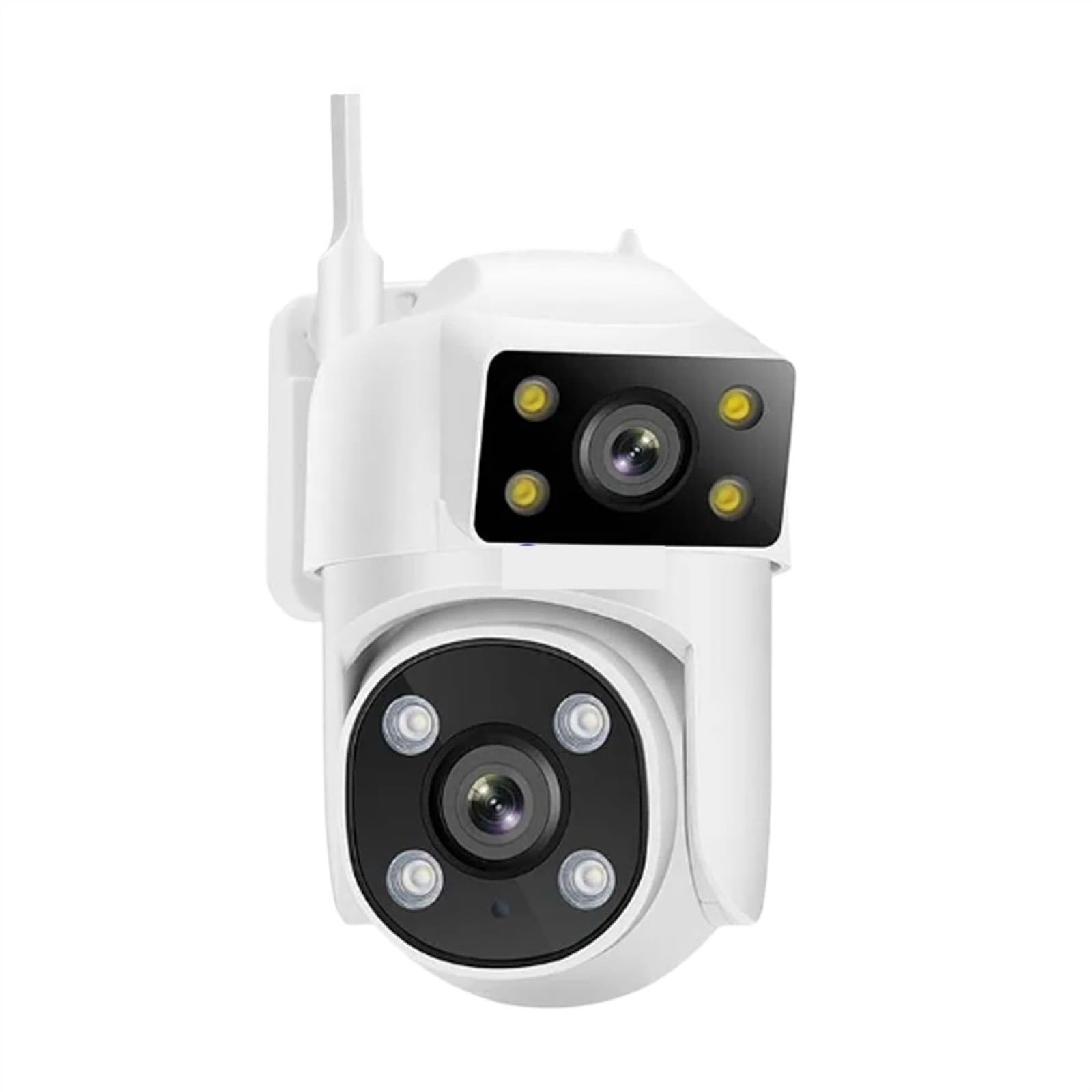 8MP 4K Dual Lens Wireless Outdoor Security Camera with PIR Human Detection, Motion Tracking, Dual Screen & IP66 Weatherproof - Ideal for Home Surveillance, Business Security & Property Monitoring (Includes 128GB SD Card)