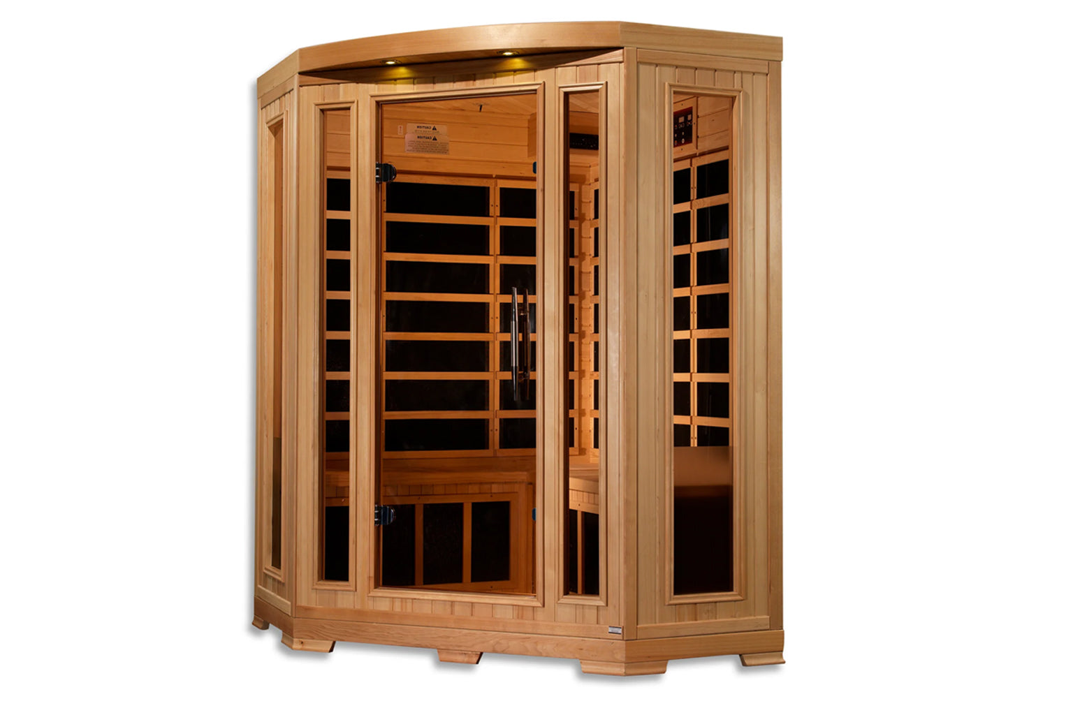 Pro 6 Rebecca 3-Person Corner Far Infrared Sauna with Near Zero EMF (2025 Model) - Perfect for Home Relaxation & Detox Therapy