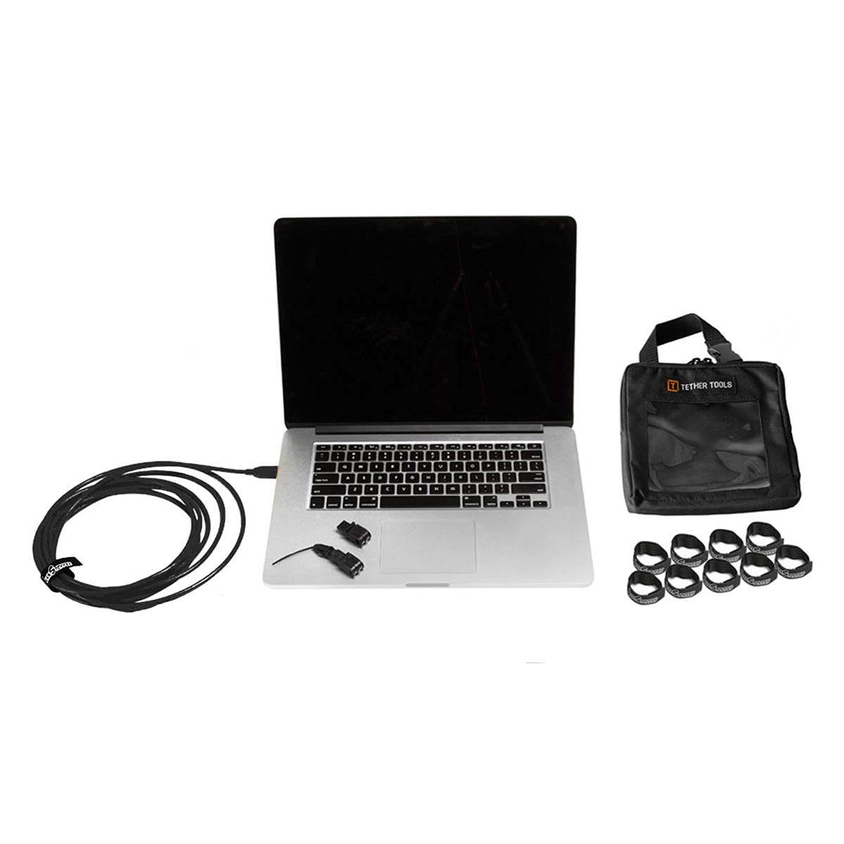 Tether Tools Starter Tethering Kit with 15ft USB-C to Micro USB 2.0 Cable for DSLR & Mirrorless Cameras - Black | Perfect for Studio Photography & On-Location Shooting