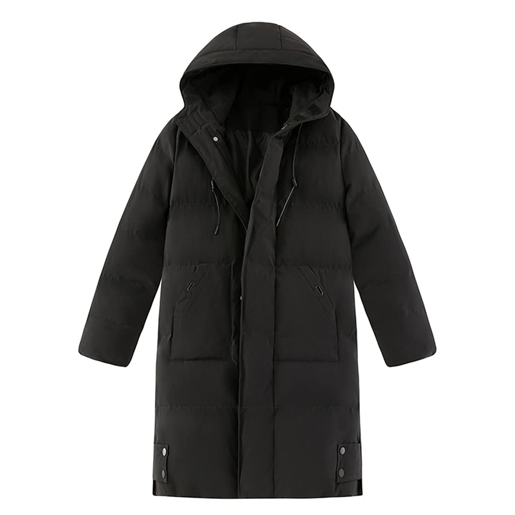 Men's Winter Jacket - Thick Long Parka Overcoat with Hood, Windproof & Warm, Plus Size Options | Perfect for Outdoor Activities, Snow Sports & Cold Weather