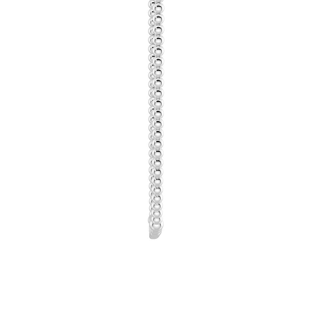 Lab Grown Diamond 5-Stone Beaded Necklace for Women - Elegant & Sustainable Jewelry for Weddings, Parties & Everyday Wear