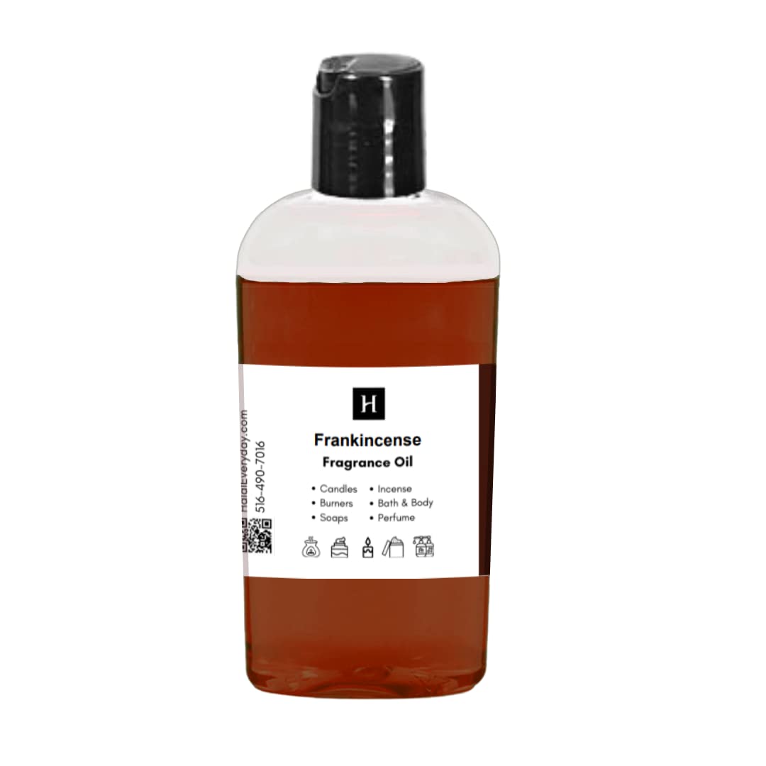 Halal Everyday Fragrance Oil - 16 oz Pure Uncut for Soap Making, Candle Warmer, Incense, Body Oil & DIY Perfume - Frankincense & Other Scent Options - Perfect for Aromatherapy, Home Scenting & Gift Giving