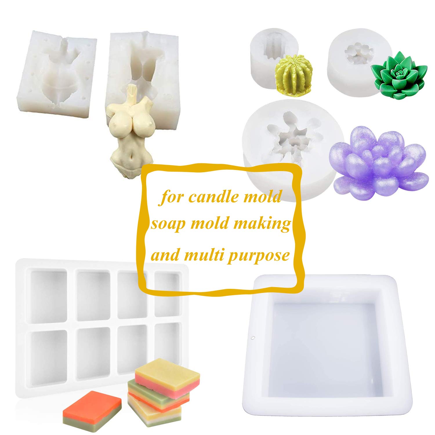 Premium Platinum Silicone Rubber Mold Making Kit (15A, Translucent) - 7 oz Liquid Silicone for Resin Casting, DIY Crafts & Jewelry Making - Perfect for Epoxy Resin Molds, Candle Soap Molds & Art Projects