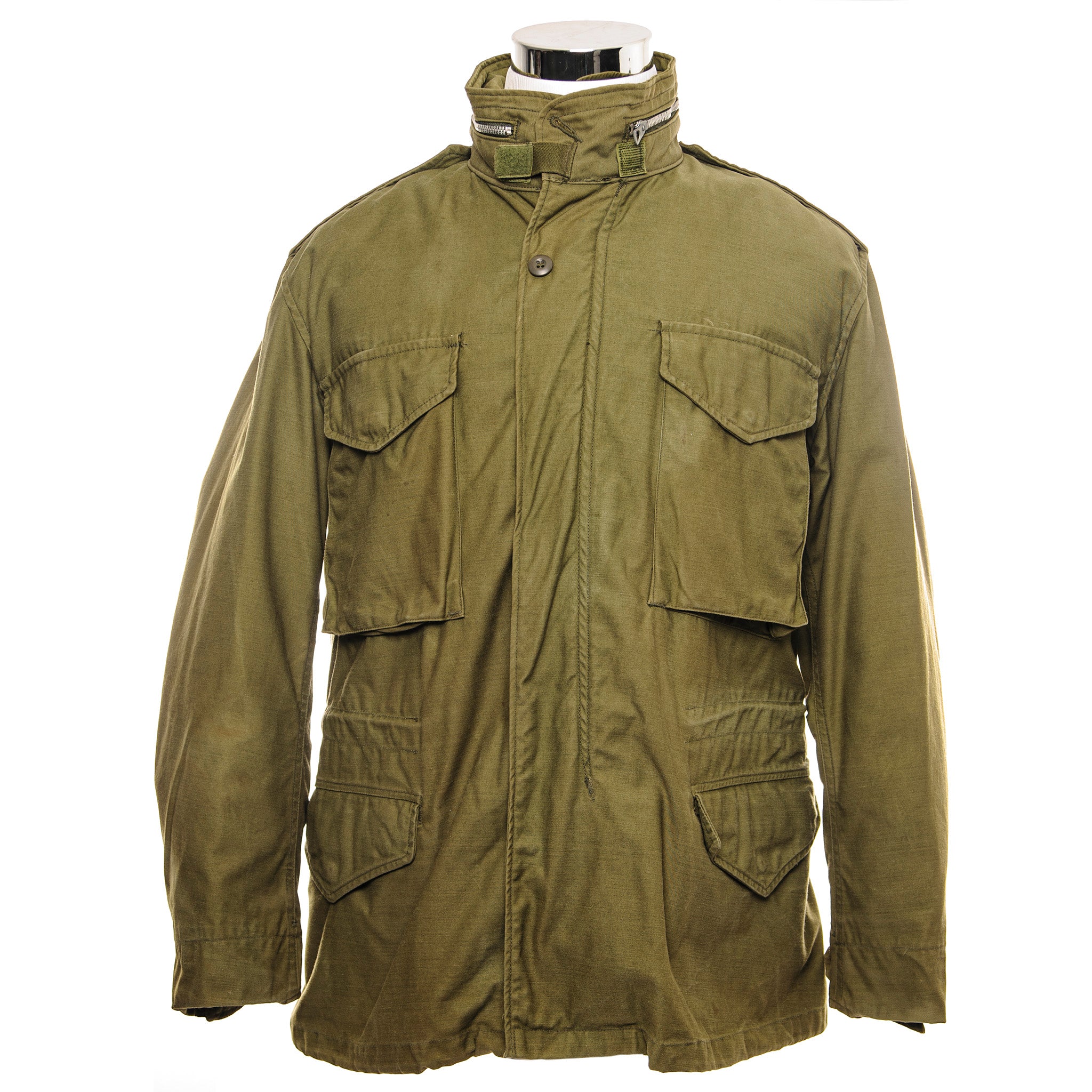 US Army M1965 M65 Field Jacket - Vietnam War Era Military Surplus - Medium Short Size - Durable Outdoor & Vintage Style Wear for Hiking, Camping, Reenactments