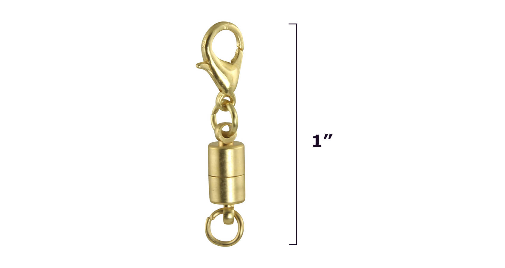 Elegant Small Gold Magnetic Jewelry Extender - Adjustable Chain Extender for Necklaces & Bracelets - Perfect for Layering & Customizing Jewelry Length
