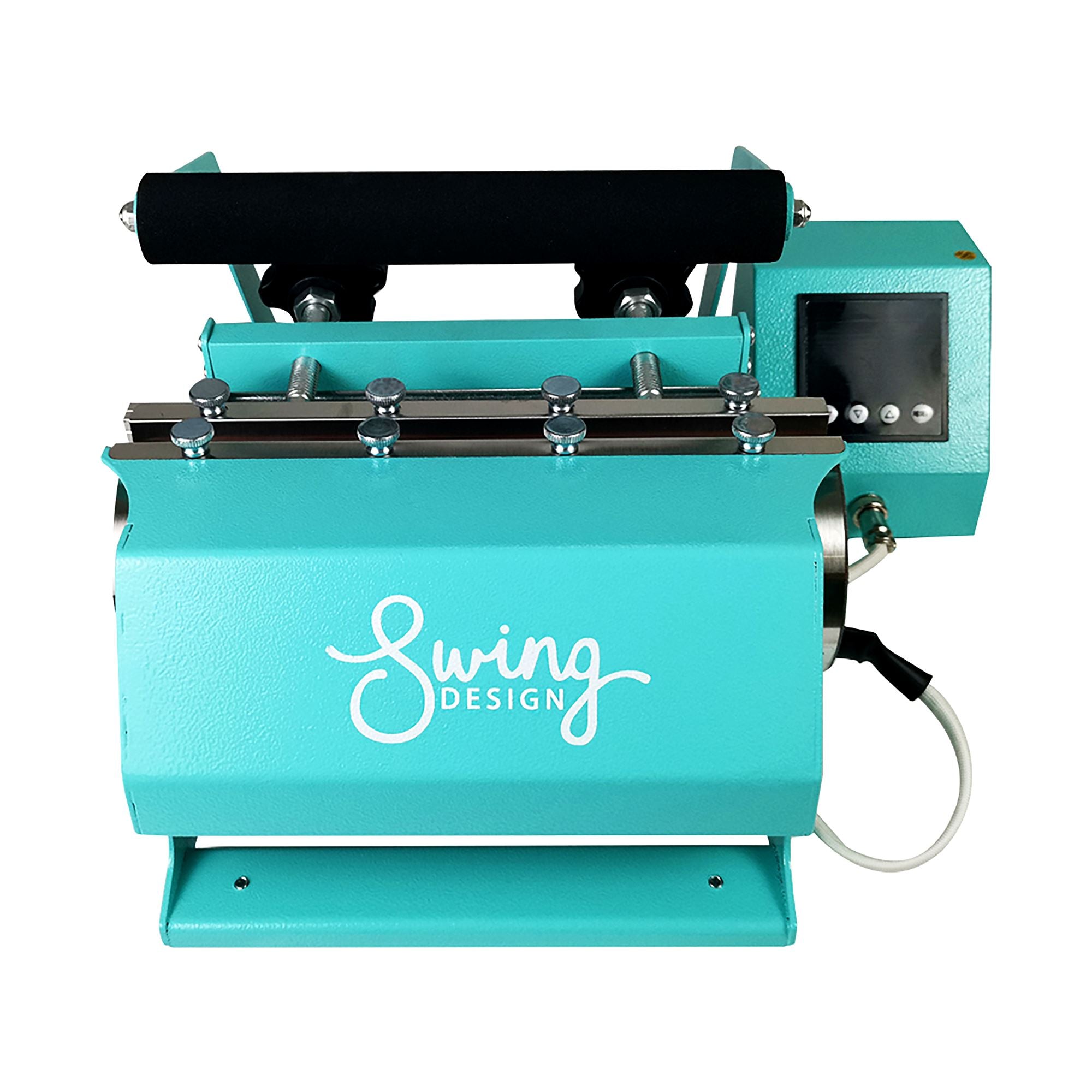 20oz & 30oz Swing Design Tumbler Heat Press Machine - Turquoise Color for Custom Cup Printing, Perfect for DIY Crafts, Small Business & Personalized Gifts