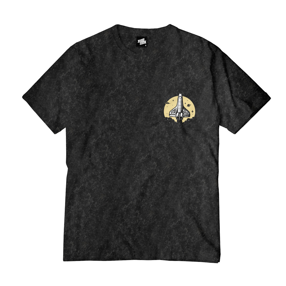 Benny Gold Lift Off & Stay Gold T-Shirt for Men - Black Cotton Tee for Casual Wear, Street Style & Everyday Outfits