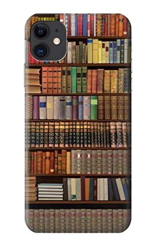 Premium R3154 Bookshelf Design Case Cover for iPhone 11 - Shockproof & Scratch-Resistant Phone Protection - Perfect for Reading Enthusiasts & Book Lovers (Compatible with iPhone 11)