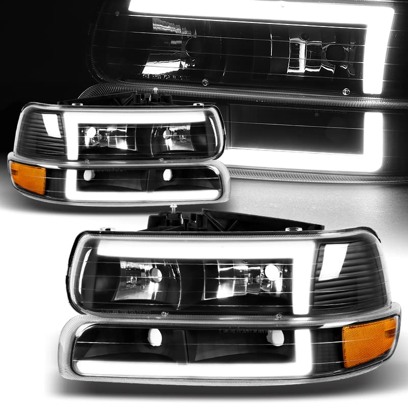 Black Housing Clear Lens Amber Reflector