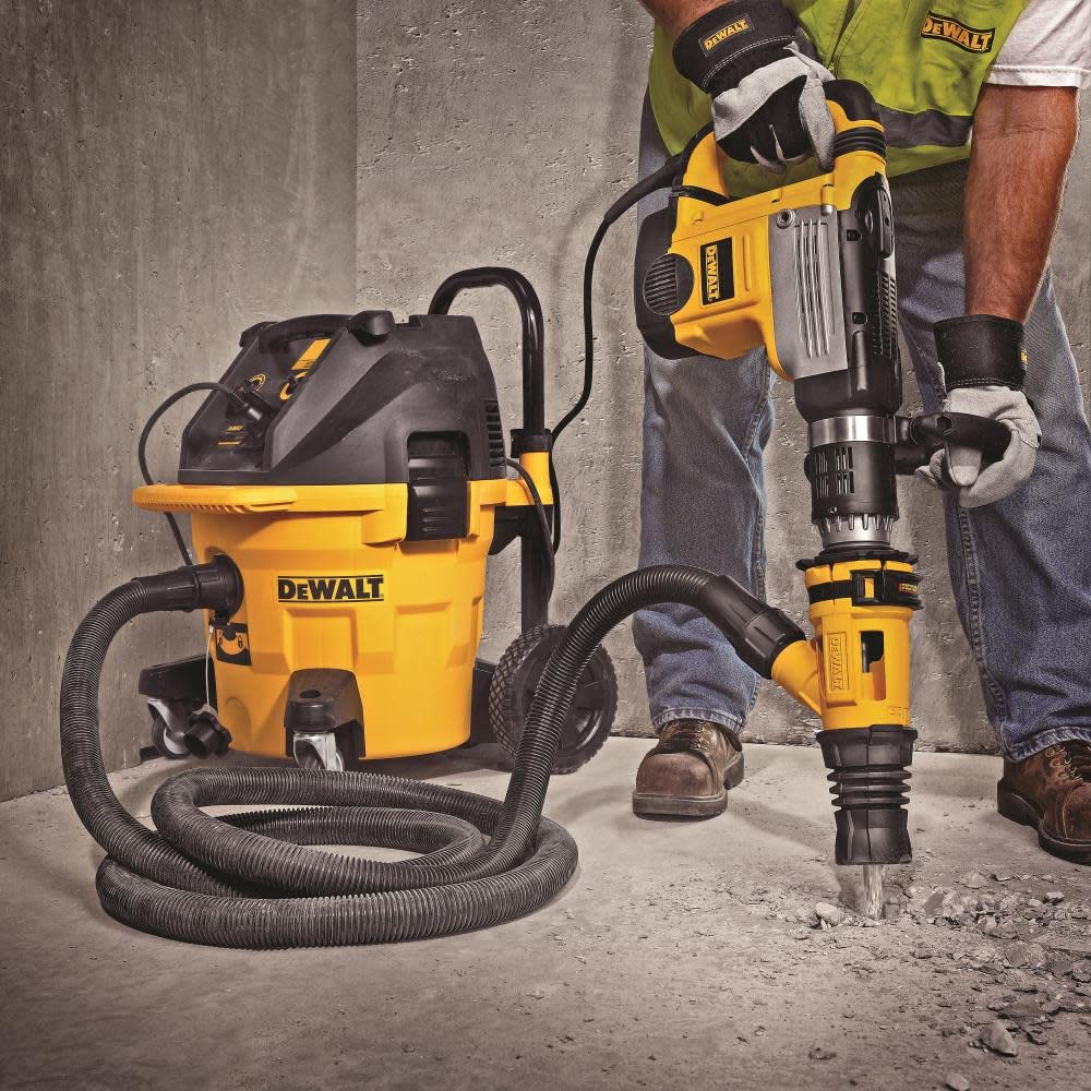 DEWALT DWH053K Rotary Hammer Dust Extractor - Powerful Vacuum for Hammers, Breakers, Chipping & Chiseling - Efficient Debris Removal for Construction and Demolition Sites