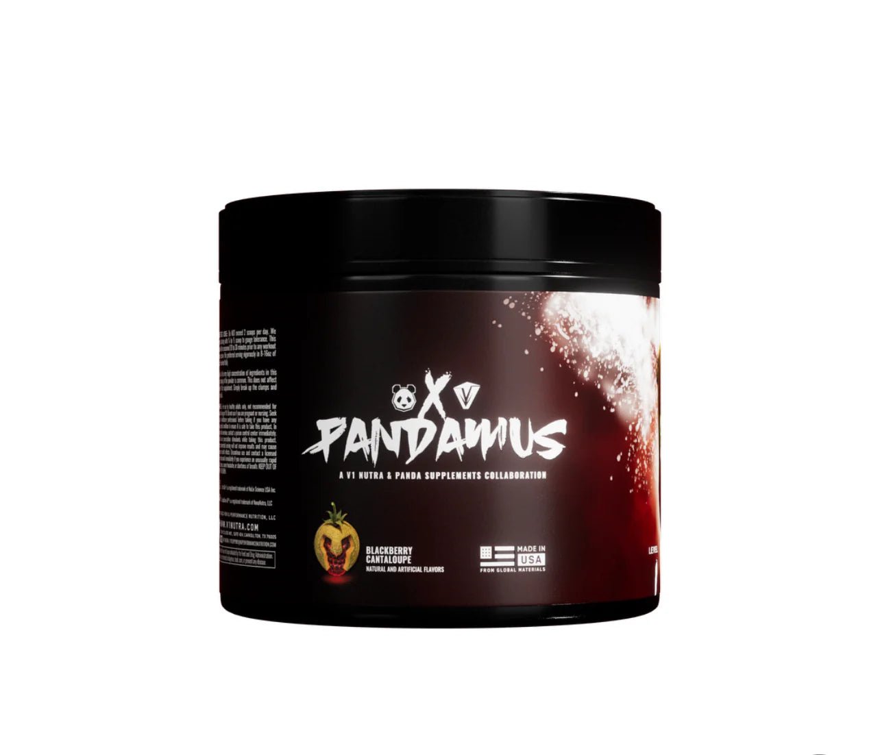 PANDAMUS Level 1 Pre Workout Supplement - Premium Energy & Focus Booster for Intense Training | Gym & Fitness Performance Enhancer | Vegan & Natural Ingredients | Ideal for Bodybuilding & CrossFit Workouts